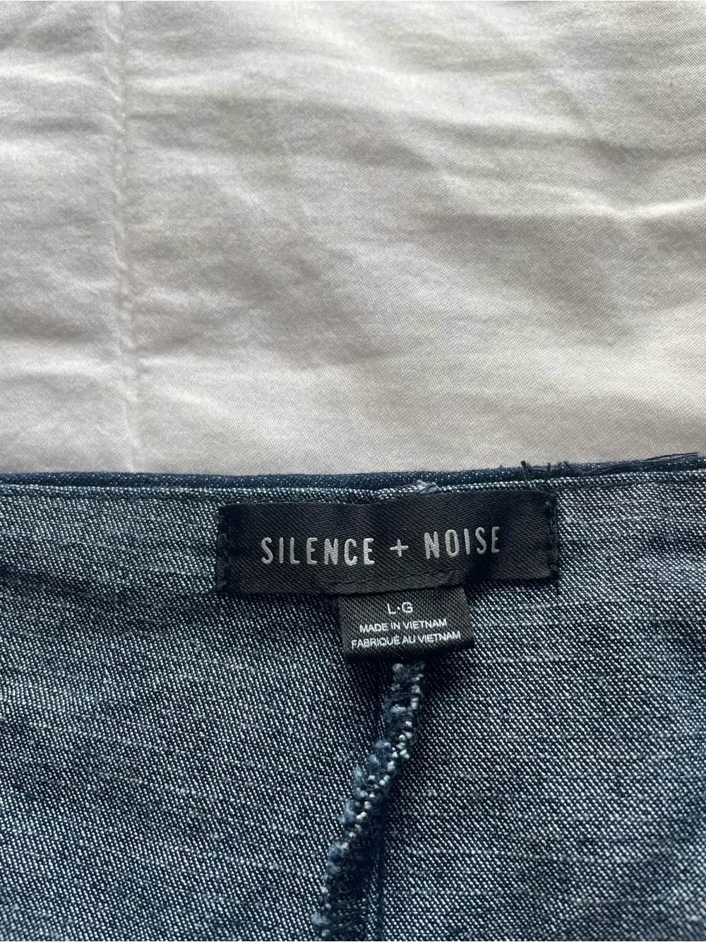 Silence + Noise Urban Outfitters Sophia Dark Wash Double Buckle Micro Skort Y2K